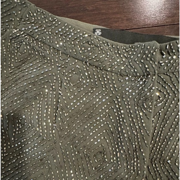 Brazilian  Famous Brand John John -  Black Sparkle Shorts Size S - Picture 2 of 5